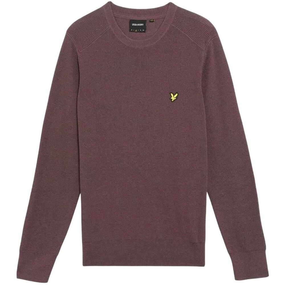 Lyle & Scott Mens Ribbed  Sweater / Espresso